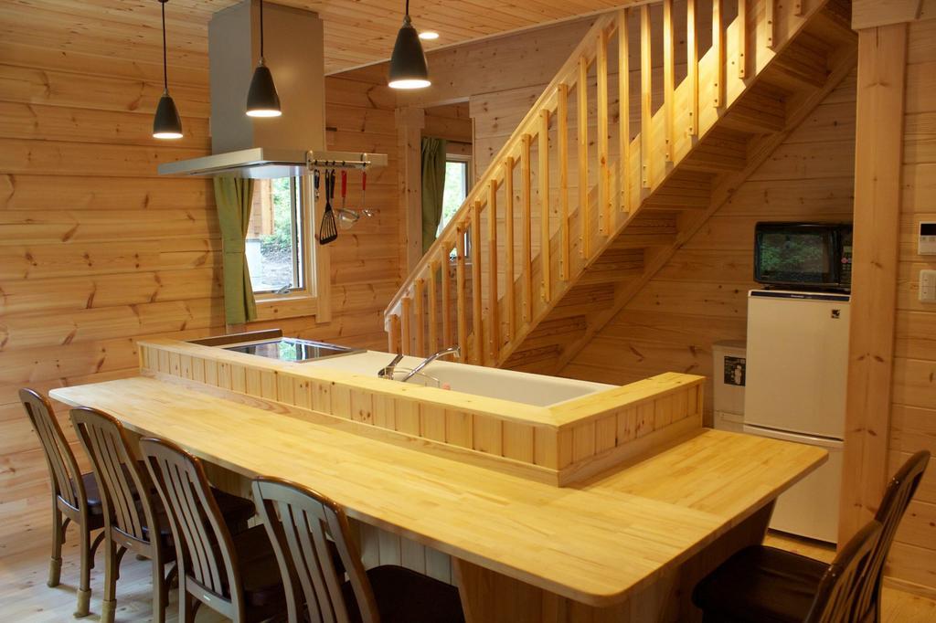 Hakubagoryu Pension&Logcottage Arumu Exteriör bild